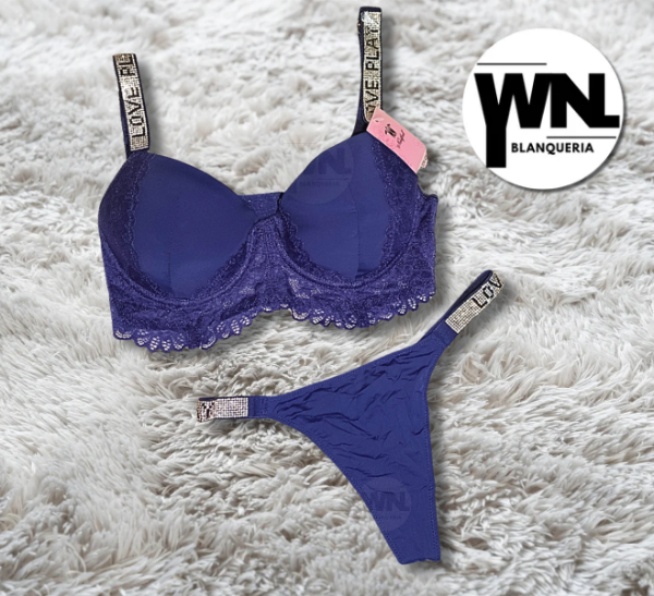 Producto - CONJUNTO 2 PIEZAS CON STRASS COLALES NEEDFEEL COD.844 (X6 UNIDADES)