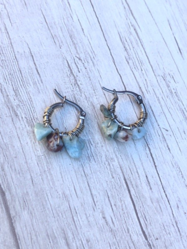 Producto - Aros Larimar