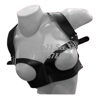 Producto - Corpiño abierto eco cuero blanco y suave color negro Cod A24-09
