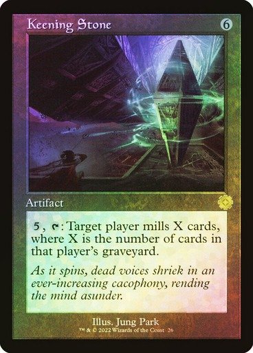 Producto - Keening Stone Retro Foil  The Brothers' War: Retro Frame Artifacts