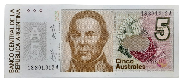 Producto - 5 Austtales (Alonso - Concepción) Bott.2811 Unc