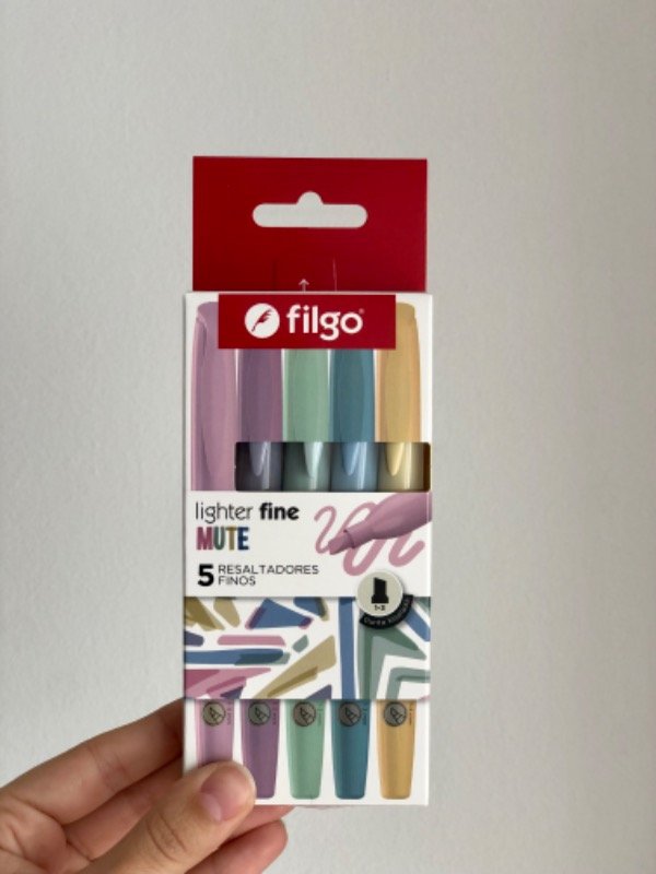 Producto - Resaltadores Filgo Mute redondos x5
