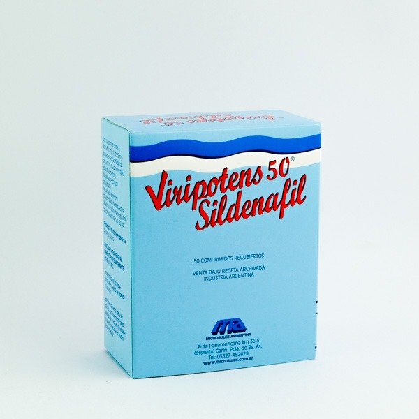 Producto - VIRIPOTENS 50MG X 30