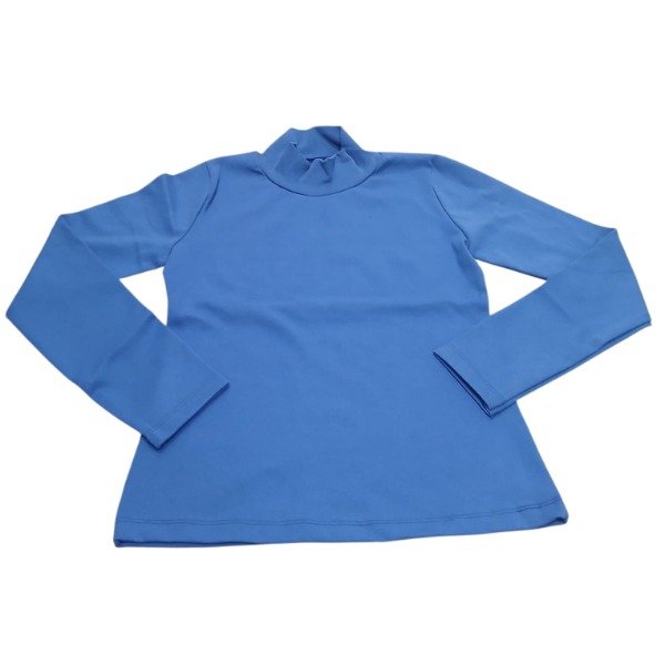 Producto - Media polera Dama en Morley Brush Azul T.U