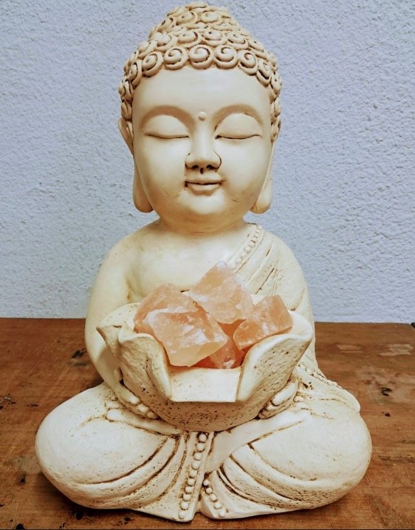 Producto - Lampara de sal Bebote patinada