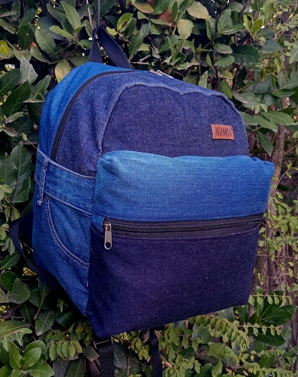 Producto - Mochila Pocket Upcycling Full Denim