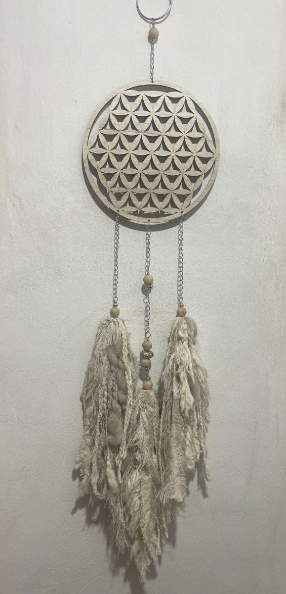 Producto - Clgante Flor de la vida borlas