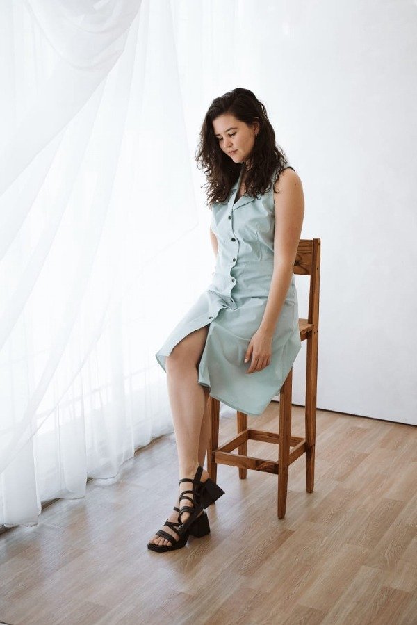 Producto - Vestido Chemise Picnic Cuadros