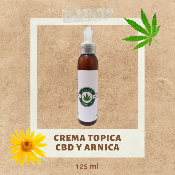 Producto - Crema Topica CBD y Árnica (125ml)