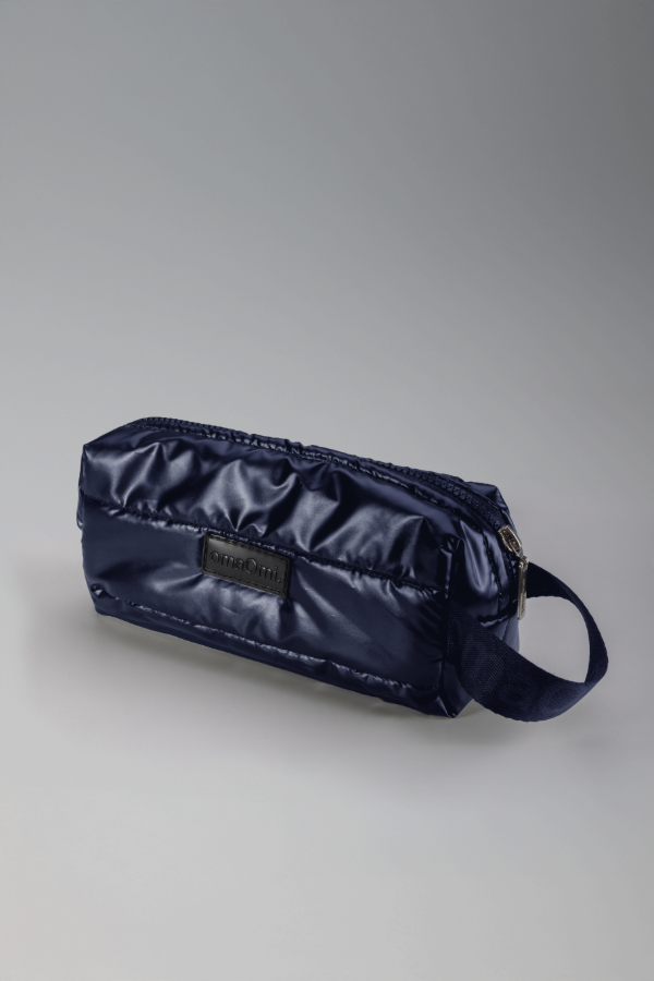 Producto - Cartuchera porta objetos DORIS ESSENTIALS azul metalizado