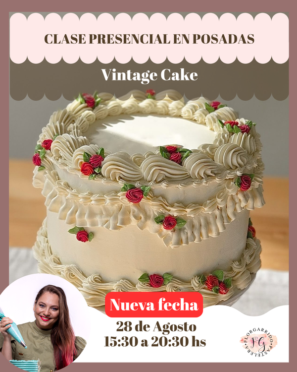 Producto - Clase Presencial - Tortas Vintage