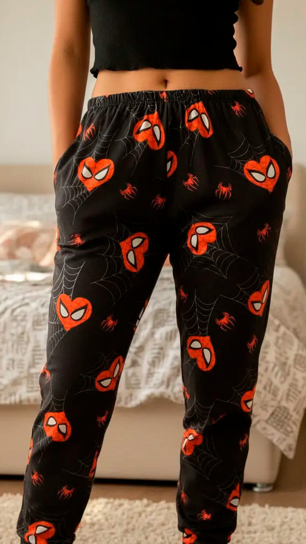 Producto - Pantalon Unisex Spiderman rojo
