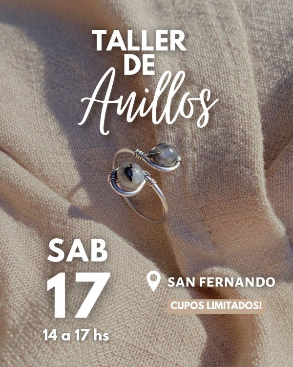 Producto - Taller PRESENCIAL de Anillos con cristales