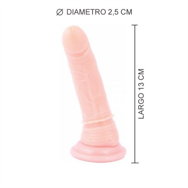 Producto - Dildo Anal pene curvo silverado (13cm x 2,5cm)