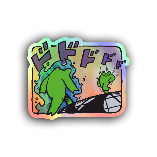 Producto - Jojos ranas - Vinilo holográfico