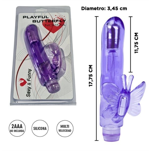 Producto - Vibrador Estimulador De Punto G Y Clitorial