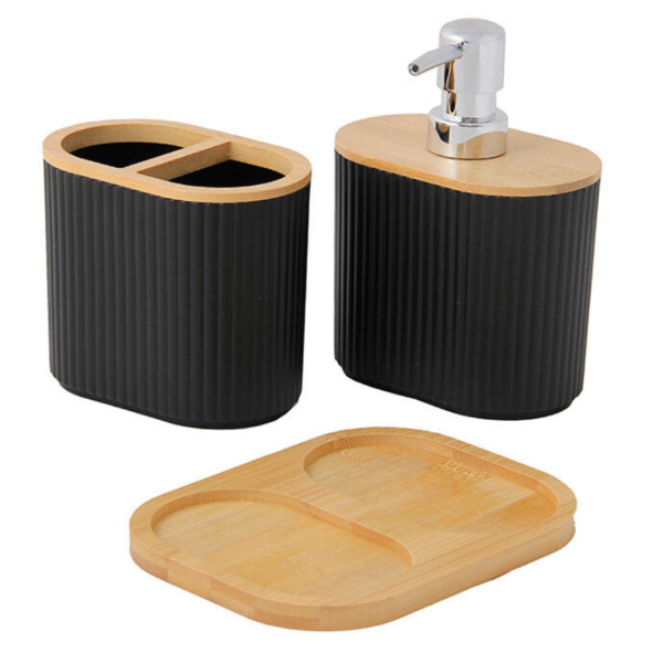 Producto - Set Baño con bandeja de bambu