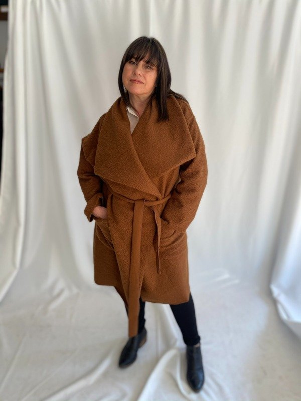 Producto - Tapado de paño con lazo Habano