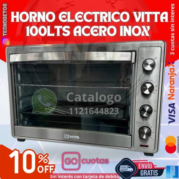Producto - HORNO ELEC. VITTA 100LTS-ACERO INOX