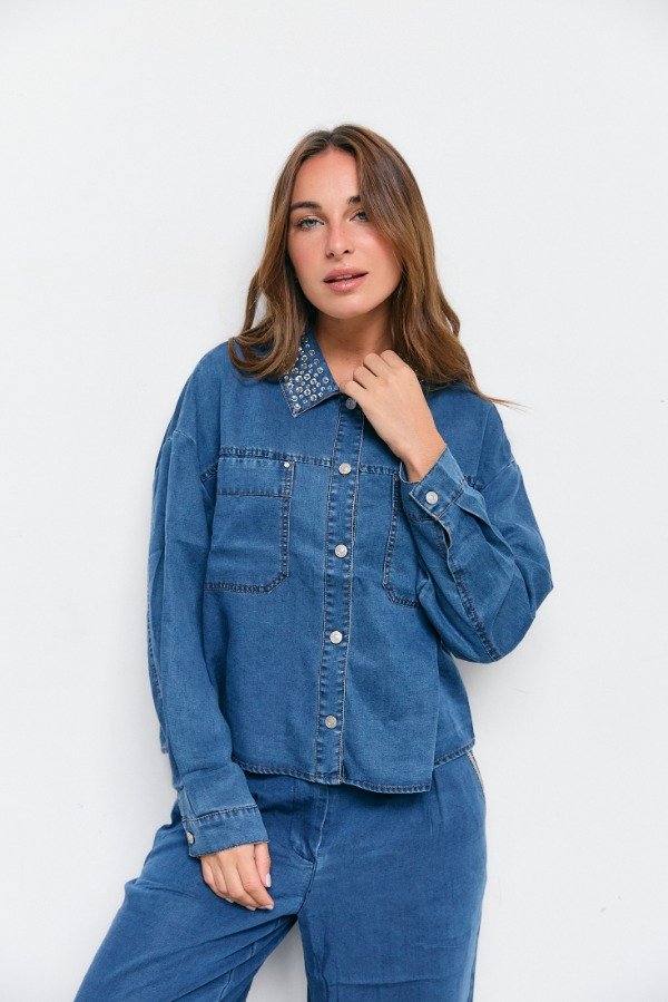 Producto - CAMISA JEAN ALBI IMPORTADO BY VELARUS