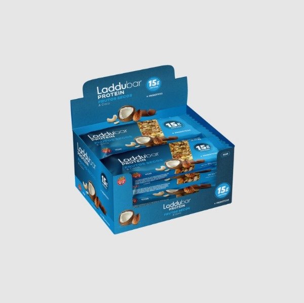Producto - Laddubar Protein Frutos Secos y Coco x10
