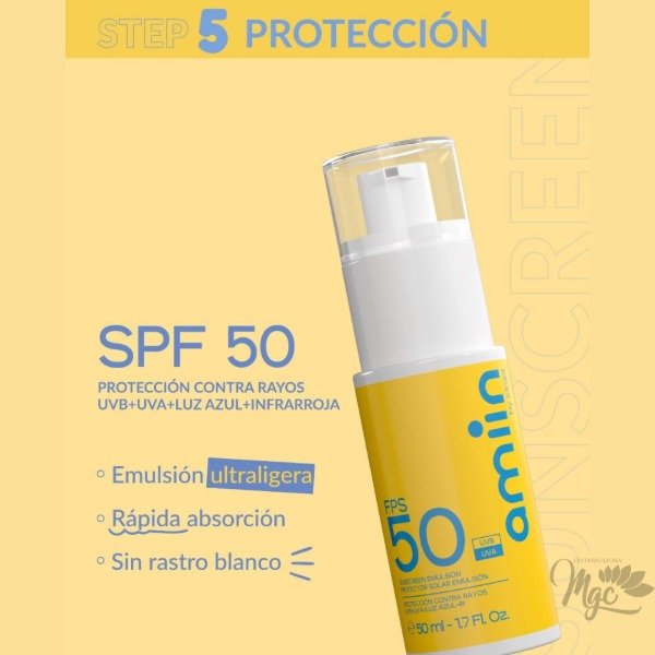 Producto - PASO 5 PROTECCION Emulsion ultra Ligera SOLAR FPS 50