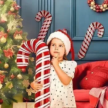 Producto - Globo BASTON NAVIDAD 80CM