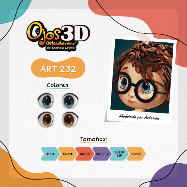 Producto - Ojito 3D Art 232