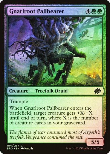 Producto - Gnarlroot Pallbearer Foil  The Brothers' War