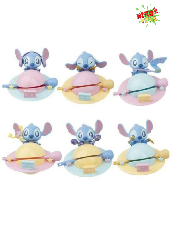 Producto - Stitch set x6 (9cm) Mod. 16 - Figura Stitch - Nirostoys