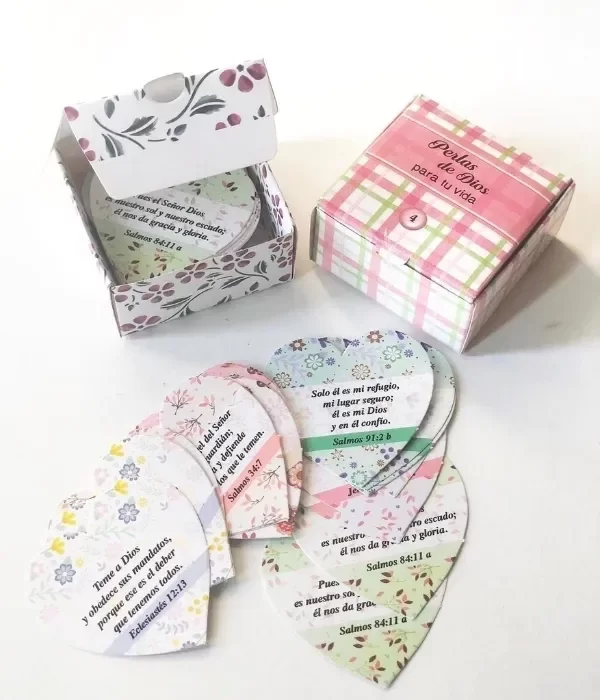 Producto - CAJA DE PROMESAS Y PERLAS BIBLICAS