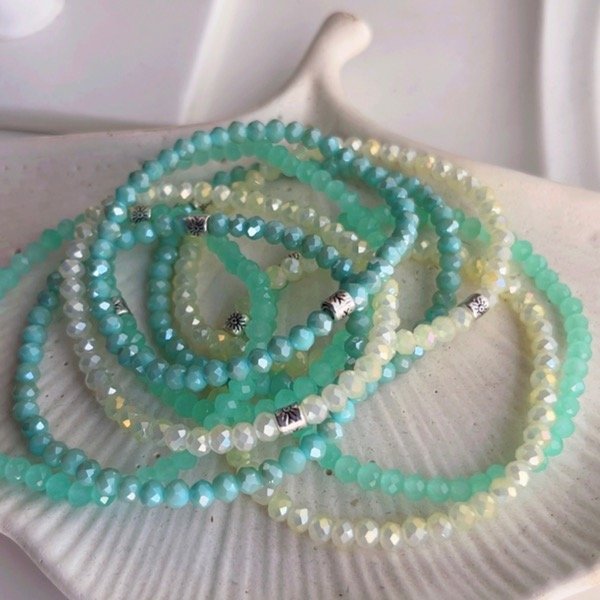 Producto - Pulseras Buganvilla Algas (x3) - 1