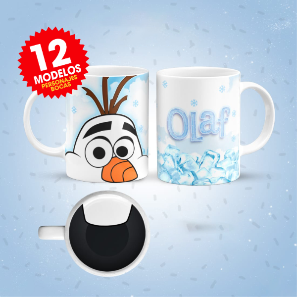 Producto - Plantilla Tazas Caricaturas Bocas Infantiles Diseños para sublimar #t624