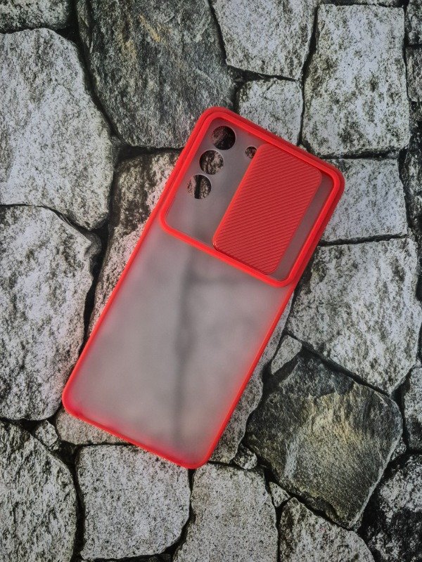 Producto - Bumper Cubrecamara Rojo S21 Plus