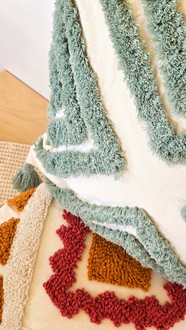 Producto - Almohadón boho aqua - 1