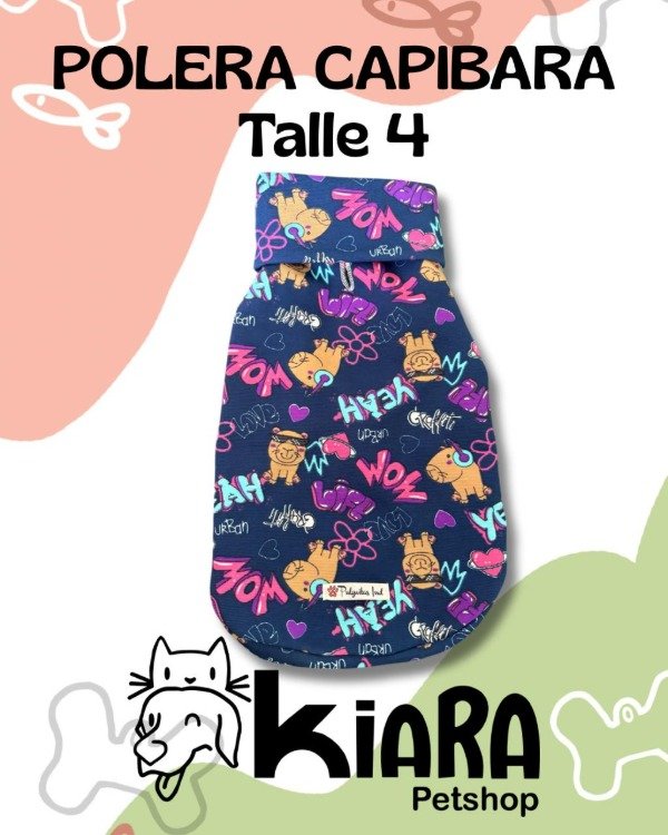Producto - Polera Capibara para Perros Medianos