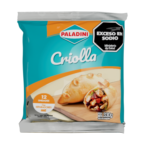 Producto - TAPAS DE EMPANADAS CRIOLLA PALADINI 330 GR