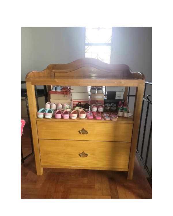 Producto - Cajonera de madera ideal para cambiador de bebé  / 115x110x60