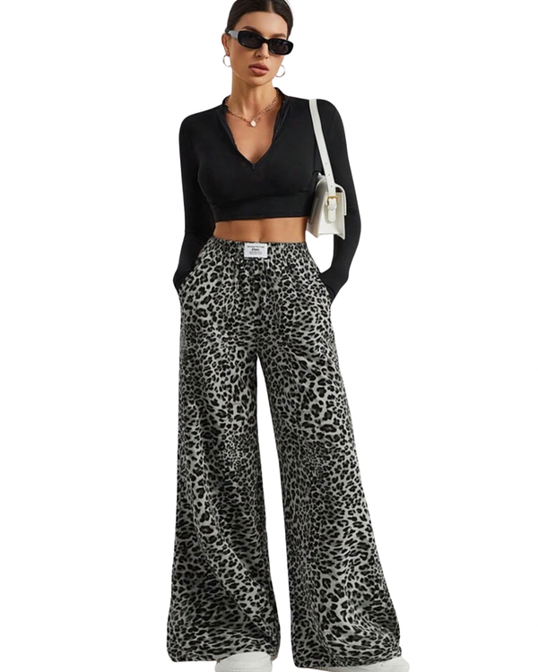 Producto - Pantalón SHEIN animal gris - 1