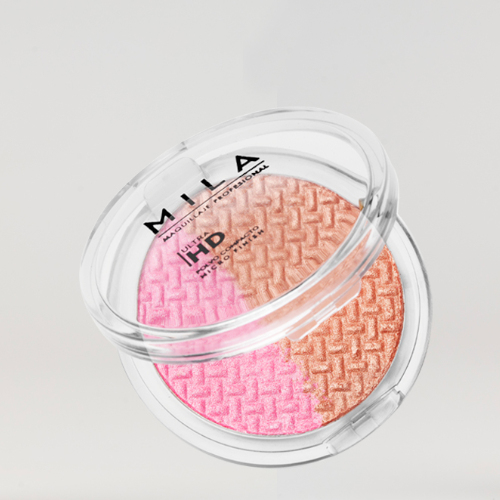 Producto - Polvo Compacto Satinado Mix  Duo Bronzer-Pink Mila Marzi