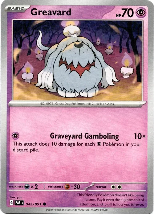 Producto - Greavard - 042/091 - Paldean Fates