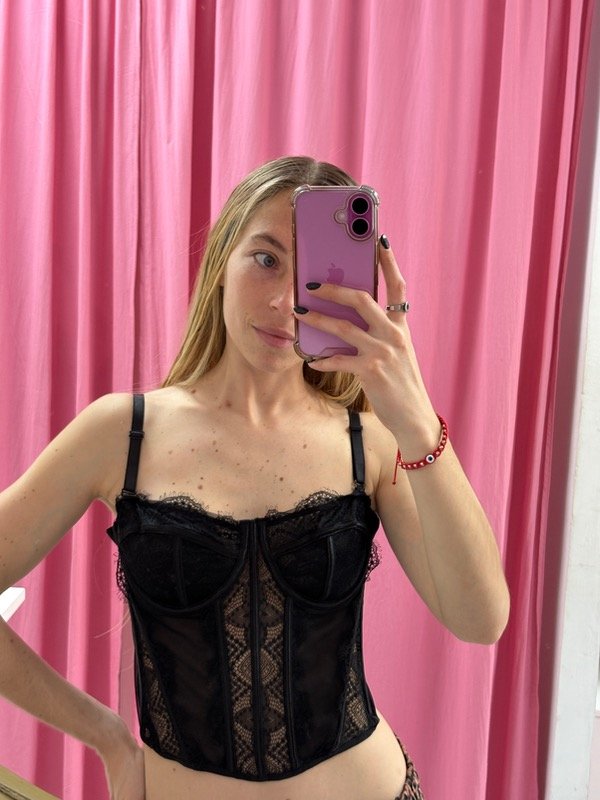 Producto - Corset serena negro