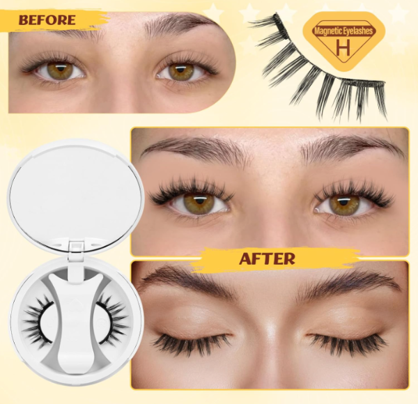 Producto - QUEWEL Reusable Magnetic Eyelashes Modelo CX-NZH-H