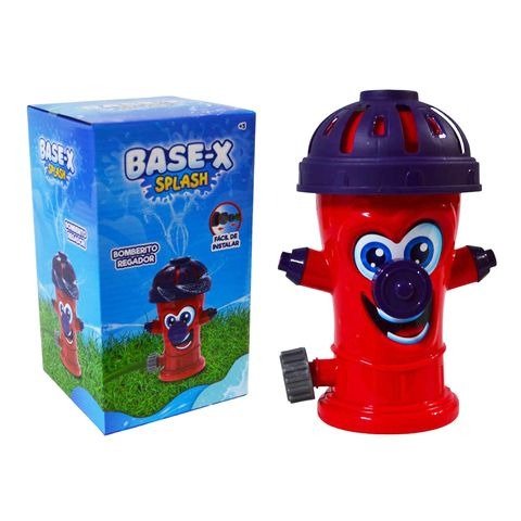 Producto - BOMBERITO LANZA AGUA REGADOR PARA MANGUERA 12X21X12CM BASE-X