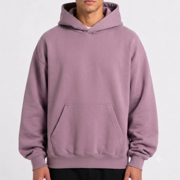 Producto - HOODIE BOXY - ROSA VIEJO