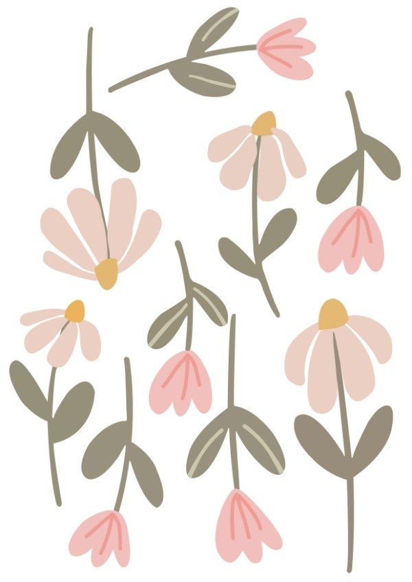 Producto - Vinilo flores