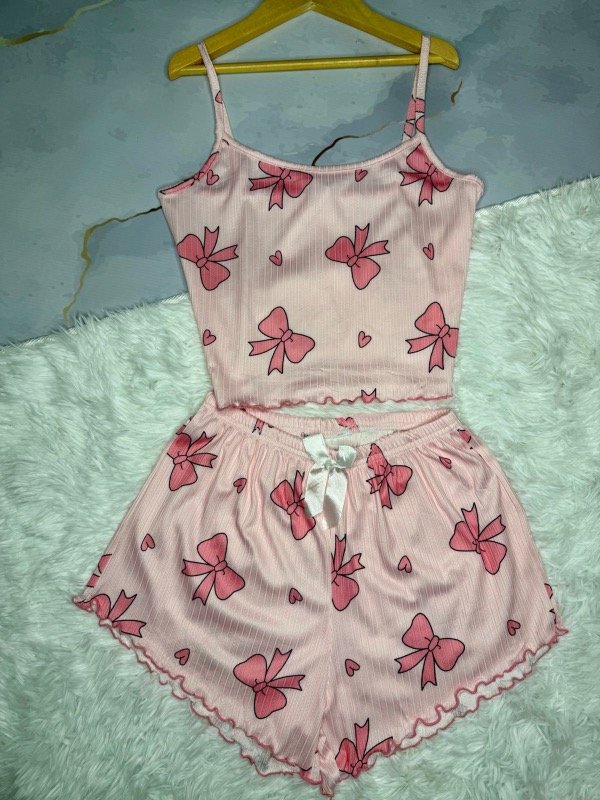 Producto - Pijama imp Moño rosa