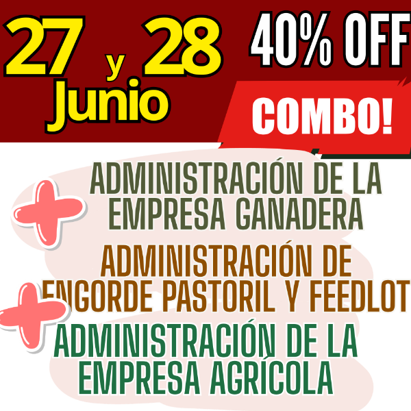 Producto - COMBO 3 CURSOS: Admin Ganadera + Engorde Pastoril y Feedlot + Admin Agrícola