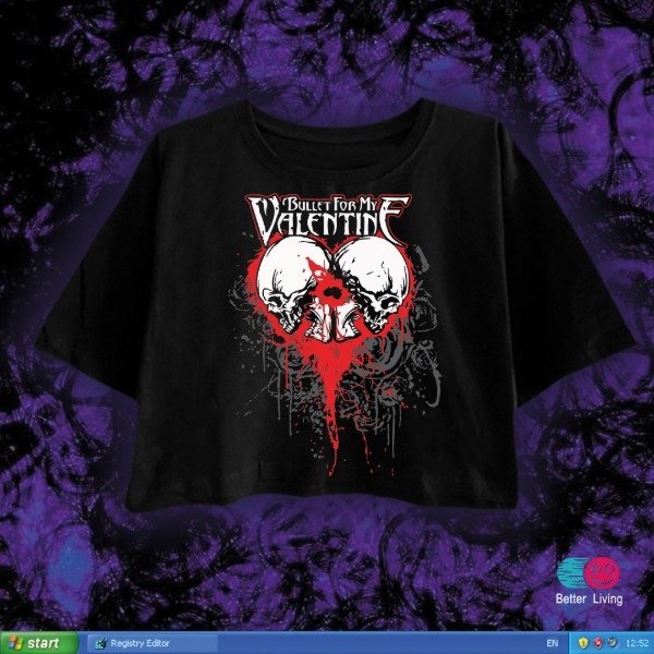 Producto - skull heart - pupera oversize