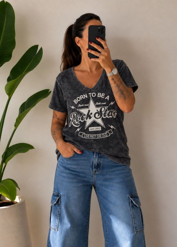 Producto - Remera Batik de algodón - Born to be